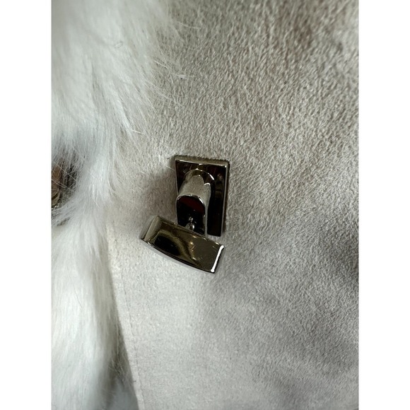 Pre-Loved Y2K Lisa International Fur Trimmed Jacket MED - Picture 3 of 7